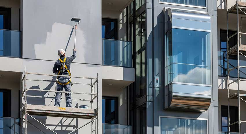commercial-exterior-painting process