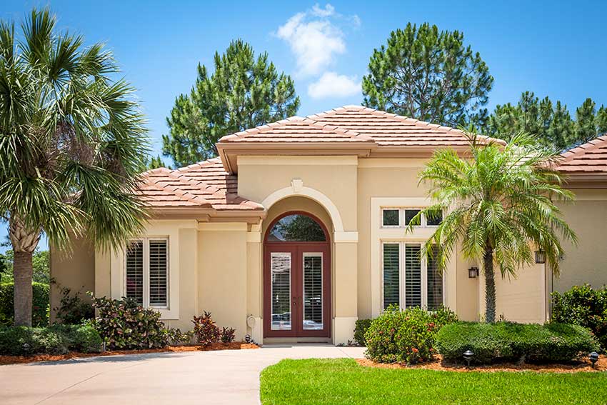 home exterior renovation completed by residential painting company in South Florida